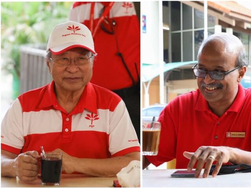 Opposition figures Tan Cheng Bock (left) and Paul Tambyah are challenging their People's Action Party counterparts to a televised debate on Covid-19 recovery plans. Opposition figures Tan Cheng Bock (left) and Paul Tambyah are challenging their People's Action Party counterparts to a televised debate on Covid-19 recovery plans.