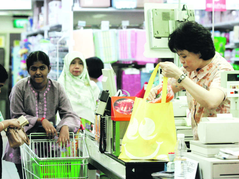 People should remember to carry a bag when out shopping. TODAY file photo
