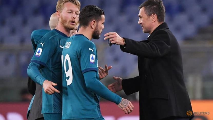 Football: AC Milan edge AS Roma in thriller to keep Serie A title race alive Football: AC Milan edge AS Roma in thriller to keep Serie A title race alive