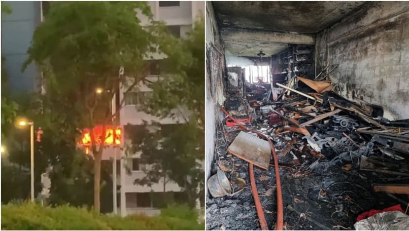 Three dead, including toddler, after fire breaks out in Bedok flat Three dead, including toddler, after fire breaks out in Bedok flat