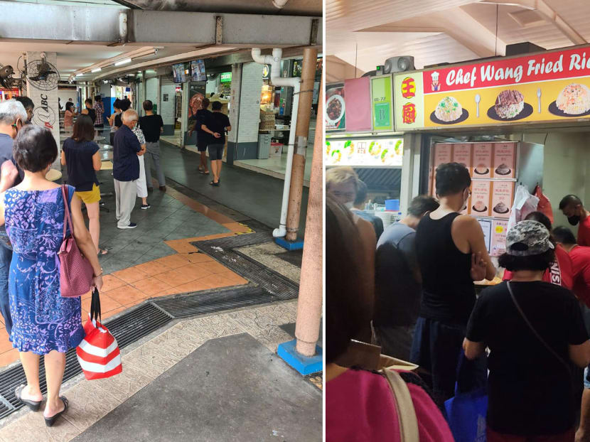 Please visit at off-peak hours. Thankfully, an 8days.sg reader tells us there was still safe distancing in place. Please visit at off-peak hours. Thankfully, an 8days.sg reader tells us there was still safe distancing in place.
