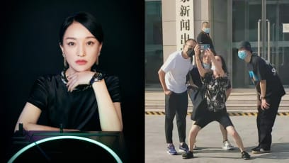 Zhou Xun Spotted Doing Sumo Squat While Taking Pic With Other Stars; Netizens Say She Should “Act More Like A Celeb”