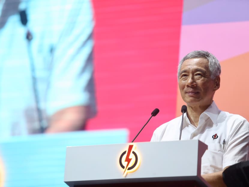 The trust between the People’s Action Party and Singaporeans will be tested in the coming years amid social and economic disruptions afflicting the world, party secretary-general Lee Hsien Loong warned activists on Sunday (Nov 19) at the PAP convention. Photo: Koh Mui Fong/TODAY
