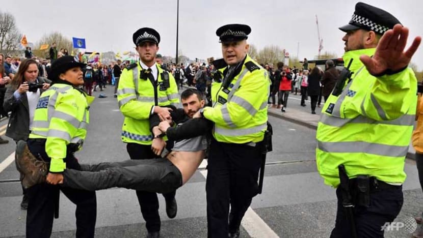 More than 200 arrested at London climate protests