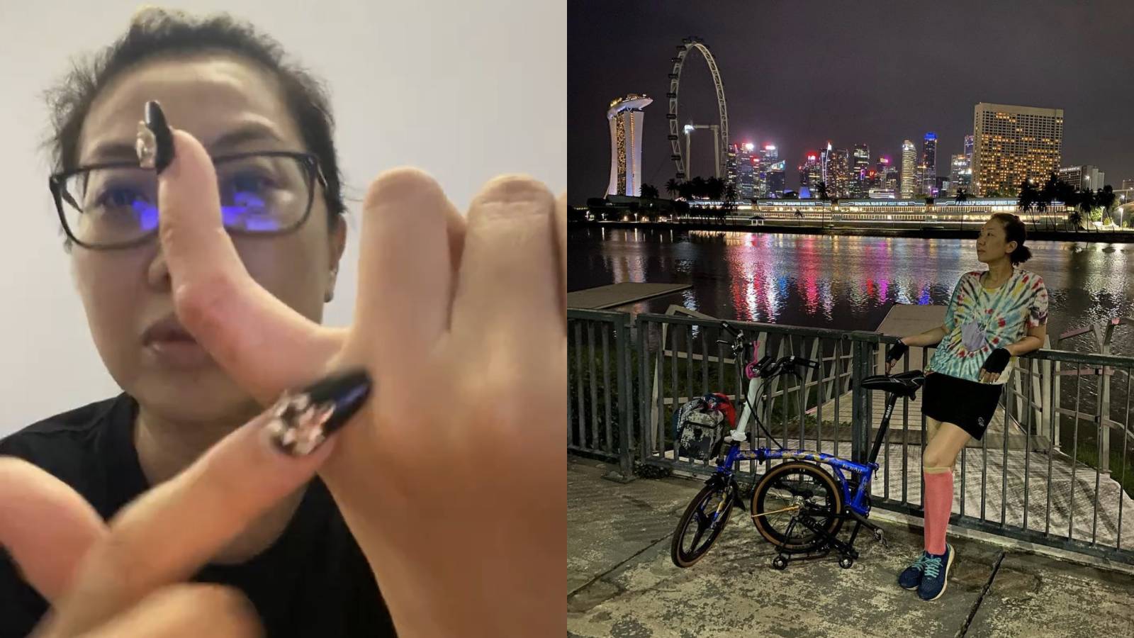 Patricia Mok Got Into A Collision With A Cyclist; Says She Avoided Serious Injury ’Cos Of Her “Years Of Doing Stunts For Charity Shows”