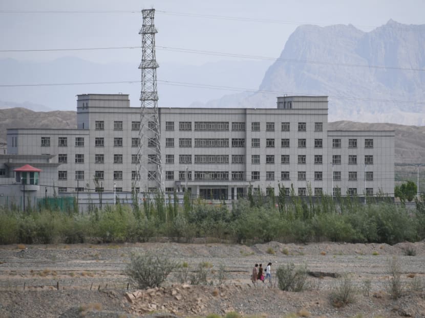 A facility believed to be a re-education camp where mostly Muslim ethnic minorities are detained, in Artux, north of Kashgar in China's western Xinjiang region on June 2, 2019.