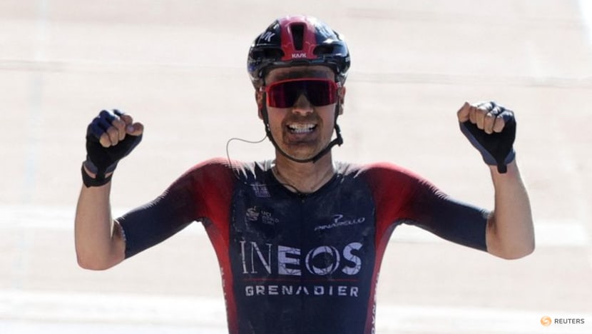 Van Baarle goes from zero to hero to win fastest Paris-Roubaix for Ineos Grenadiers
