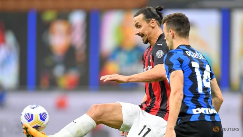 Ibrahimovic's quickfire double gives Milan 2-1 derby win Ibrahimovic's quickfire double gives Milan 2-1 derby win