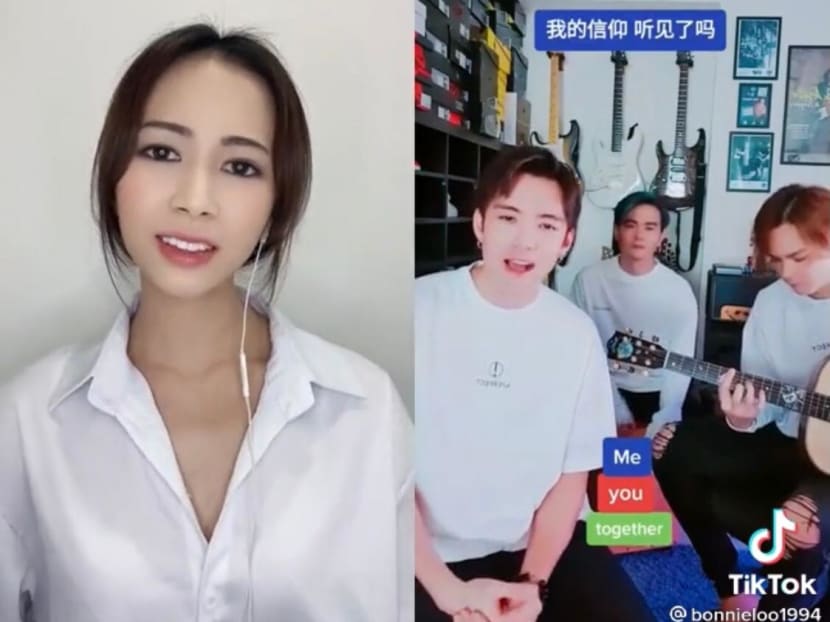 Desmond Ng invites viewers to duet on TV series theme song, Bonnie Loo obliges