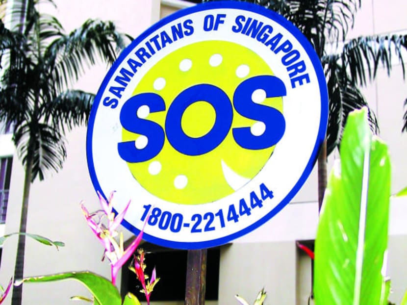 Samaritans Of Singapore hotline. TODAY file photo