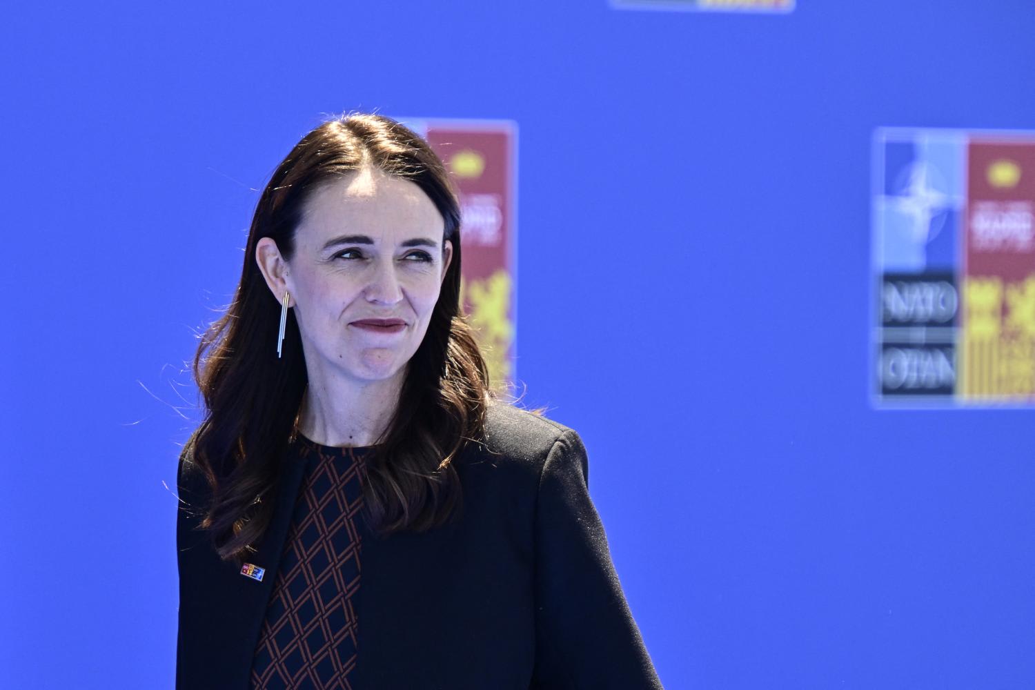 New Zealand Prime Minister Jacinda Ardern arrives for the Nato summit at the Ifema congress centre in Madrid, on June 29, 2022.