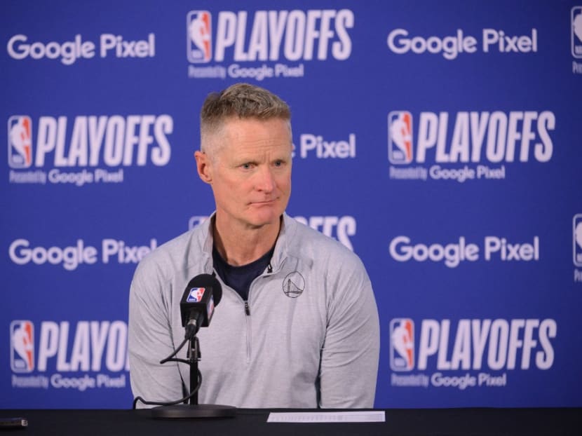 A visibly shaken Kerr, who has been an advocate of tighter gun laws, said he would not discuss the Warriors' Eastern Conference finals game against the Dallas Mavericks.