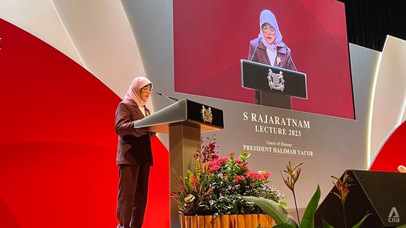 'Strong Singapore core' crucial against external influences that seek to divide the country: President Halimah 'Strong Singapore core' crucial against external influences that seek to divide the country: President Halimah