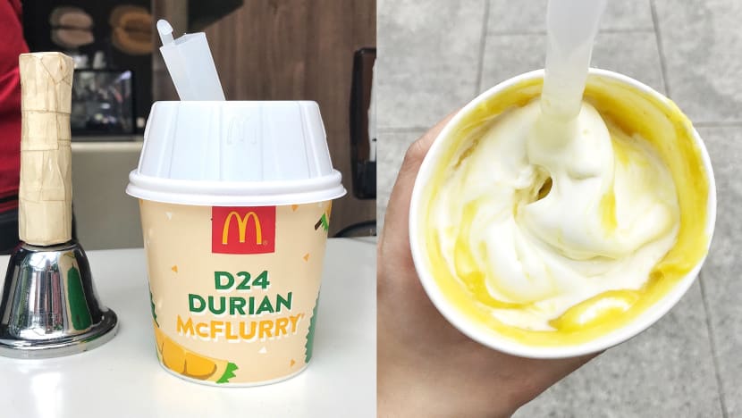 McDonald’s D24 Durian McFlurry Taste Test: Nice Or Not?