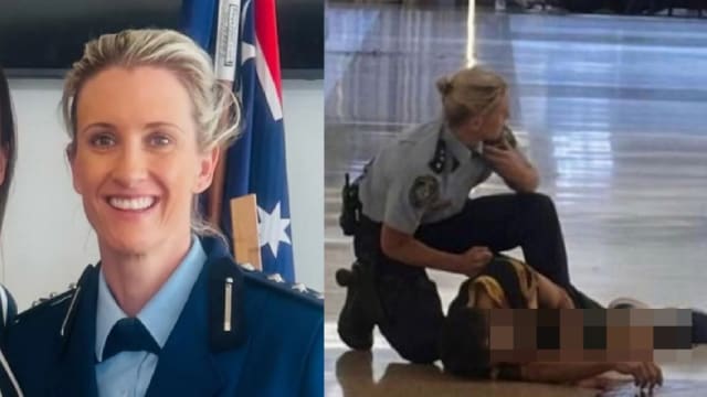 澳洲商场持刀袭击案 女警单挑击毙嫌凶被誉为英雄