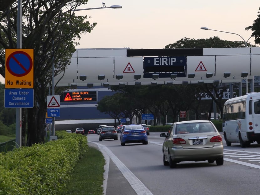 An ERP gantry at KPE after Defu flyover. TODAY file photo