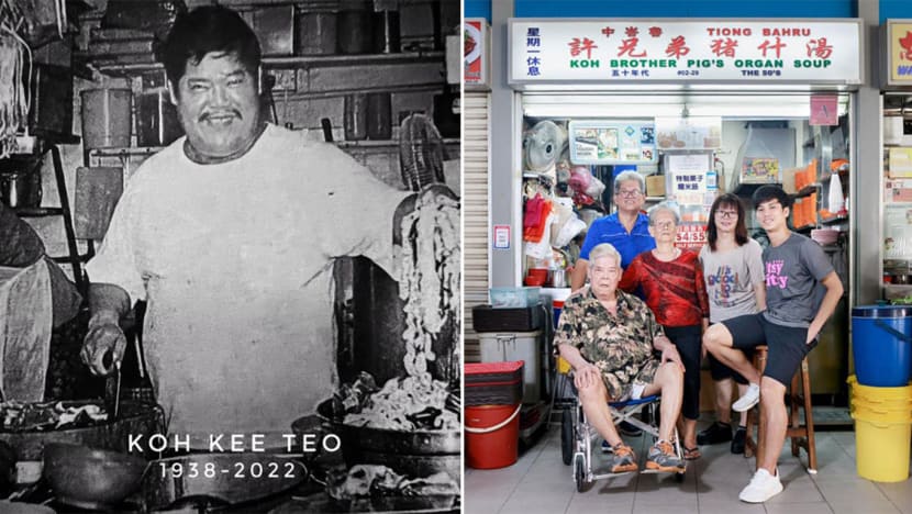 Tiong Bahru Koh Brother Pig's Organ Soup’s Hawker Founder Passes Away At 84