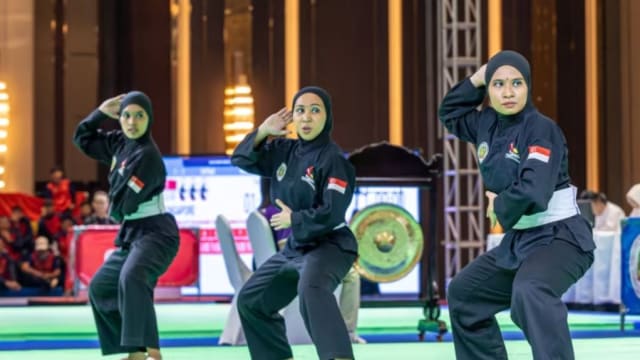 马来武术团队力挫文莱 女团艺术赛赢历史性首金