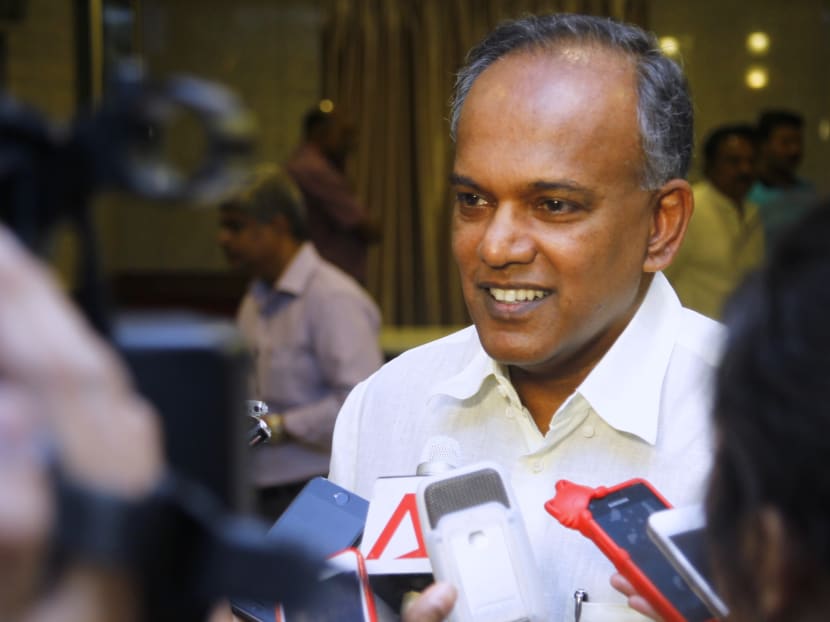 Law and Foreign Affairs Minister K Shanmugam. TODAY file photo