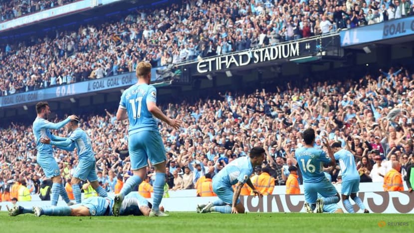 Man City fight back to beat Villa and win Premier League title Man City fight back to beat Villa and win Premier League title