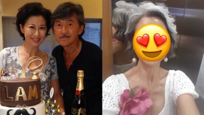 Sally Yeh Shows Off White Hair & “Cutey Wrinkles” On 60th Birthday; Says She Can Now Twin With Husband George Lam