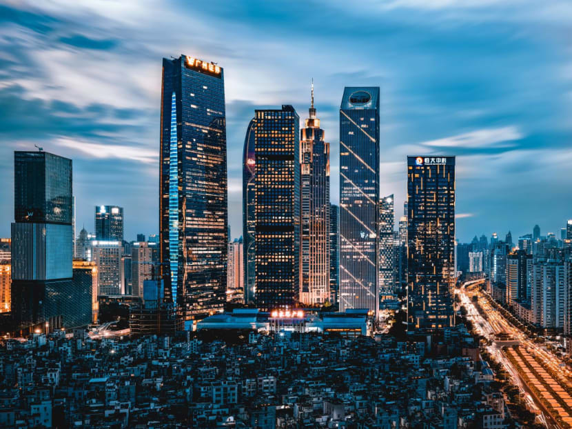 Picture of Xianchun city, China. Picture of Xianchun city, China.