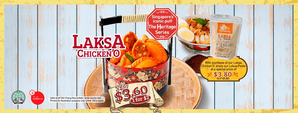 Old Chang Kee Selling $2 Laksa Chicken Curry Puffs Now Old Chang Kee Selling $2 Laksa Chicken Curry Puffs Now