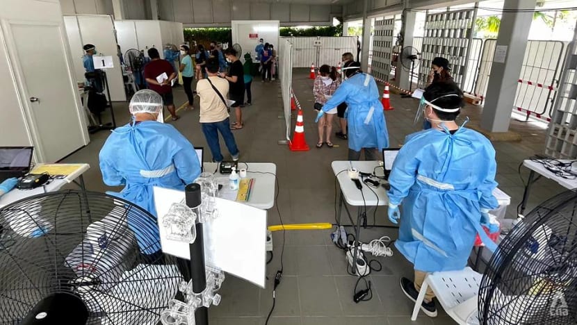 COVID-19 testing under way for more than 300 residents at Punggol HDB block COVID-19 testing under way for more than 300 residents at Punggol HDB block