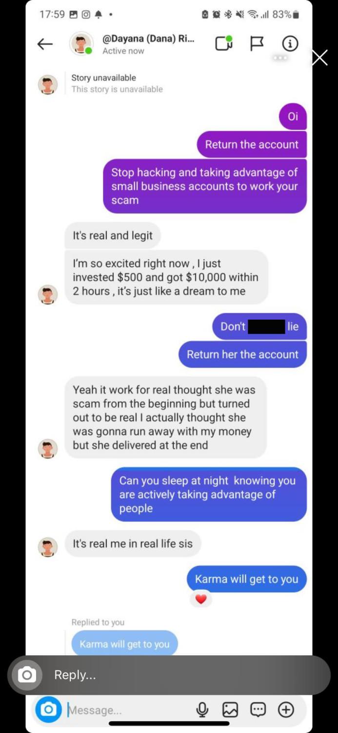 Scammers With Verified Instagram Accounts Cheating 'Influencers