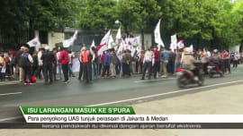 Penyokong Ustaz Abdul Somad tujuk perasaan di Jakarta, Medan; MFA pantau keadaan