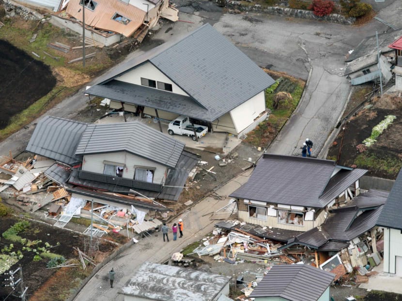 Gallery: 37 homes collapse, dozens injured in Japan quake