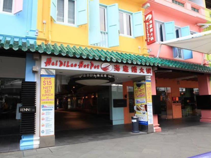 The incident took place at Haidilao's Clarke Quay outlet.