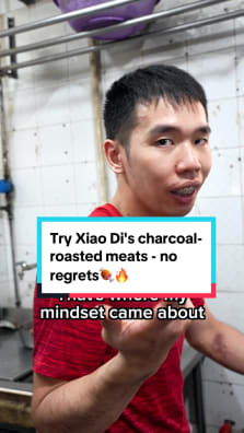 Xiao Di spills the beans: Part of him doesn't want to let his friends down, 'cause they're not just here to eat, but to have his back' #friendshipgoals #roastedmeat #charsiew #roastduck #siewyoke #hawker #jalanberseh 