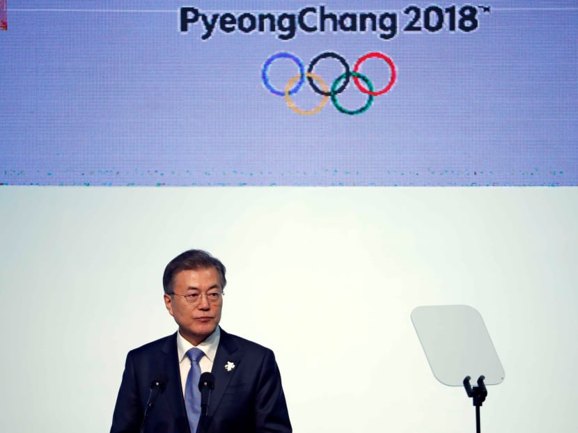 In the face of accusations of that he is pandering to Pyongyang’s whims, South Korean President Moon Jae-in has seized every opportunity to underscore that Washington and Seoul should explore peaceful means to press the North for denuclearisation. Photo: Reuters