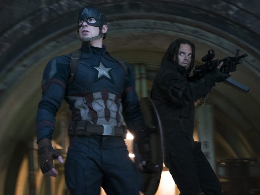 Chris Evans and Sebastian Stan in Captain America: Civil War. Photo: Marvel Entertainment