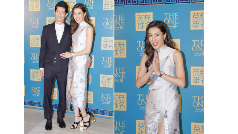 Linda Chung attends first media event with husband