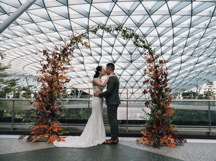 Once upon a time, people went to airports to travel. Soon, they’ll be going to the airport to get married. Once upon a time, people went to airports to travel. Soon, they’ll be going to the airport to get married.