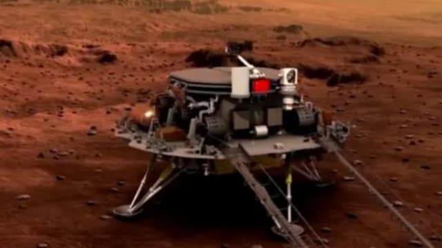 中国祝融号火星车已到达火星表面 开始巡视探测