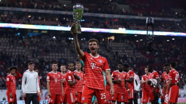 德国超级杯足球赛: 拜仁慕尼黑战胜莱比锡 第16次夺冠