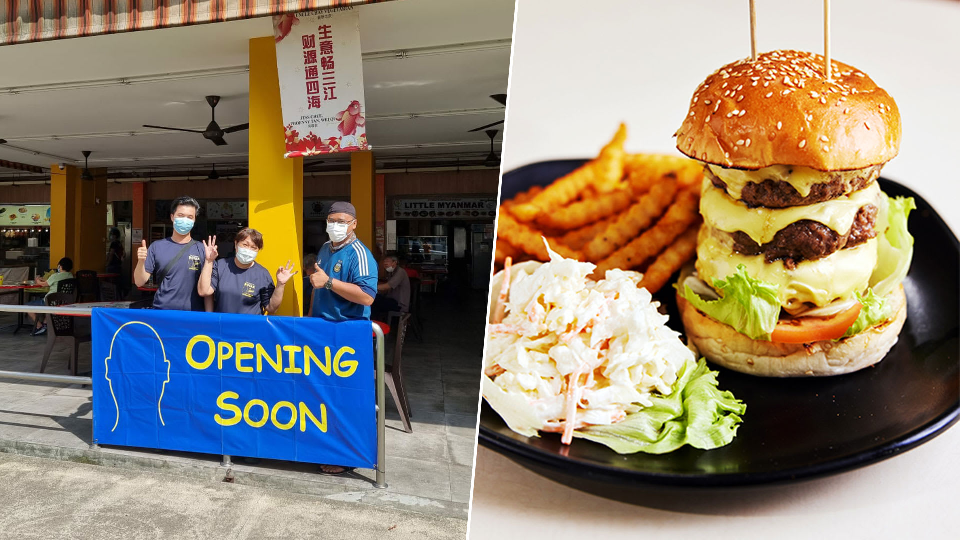 Botak Jones Opening Third Comeback Hawker Outlet In Clementi