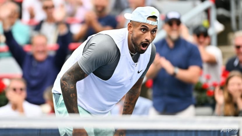 Battered Kyrgios hits his limit in Montreal loss Battered Kyrgios hits his limit in Montreal loss
