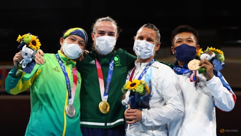 Olympics-Boxing-Harrington, Cruz win lightweight golds on final day in Tokyo Olympics-Boxing-Harrington, Cruz win lightweight golds on final day in Tokyo