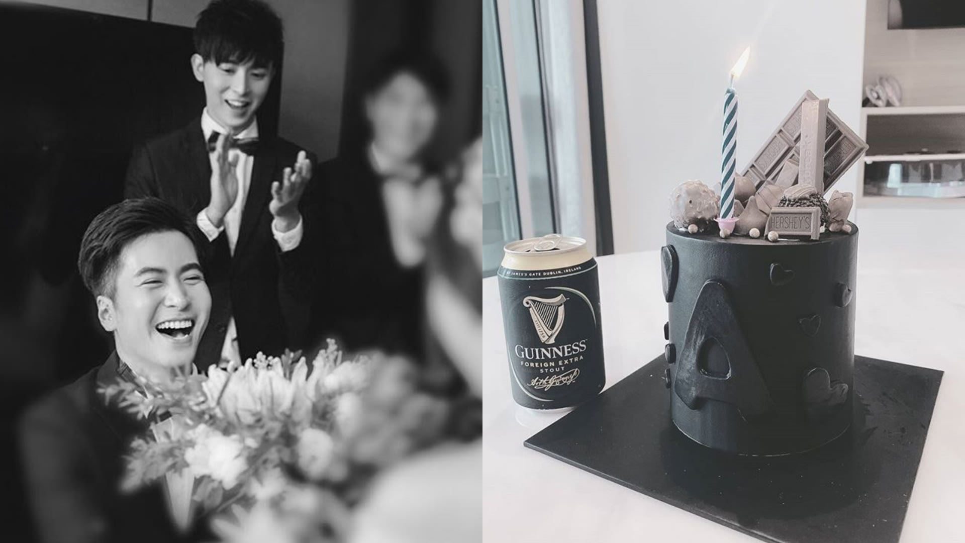 Aloysius Pang and Xu Bin Xu Bin Throws Mini Birthday Celebration In