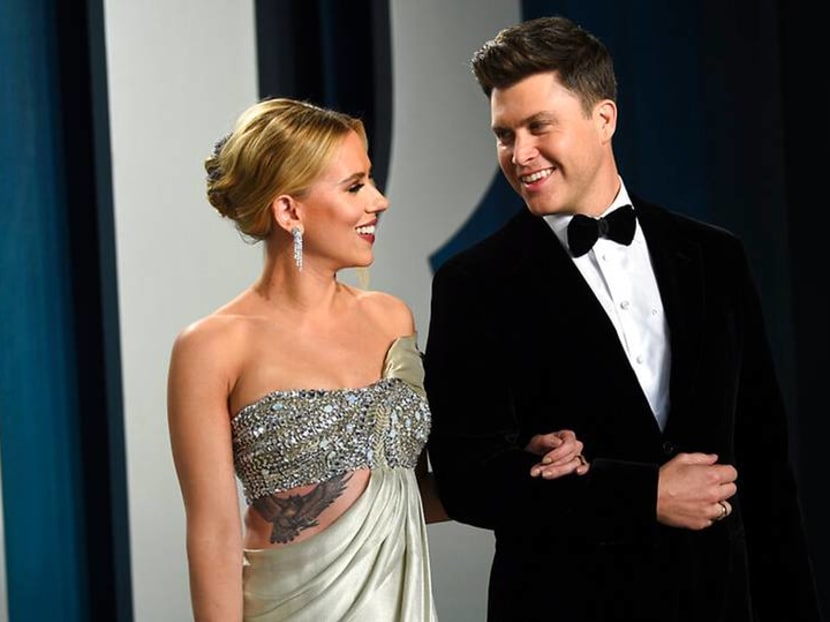 Actress Scarlett Johansson SNL s Colin Jost marry in private