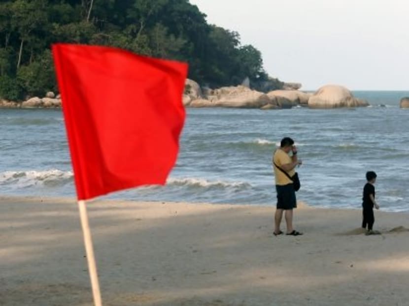Red flags have been raised at all popular beaches in the state to warn beach-goers about potential strong waves during the monsoon season.