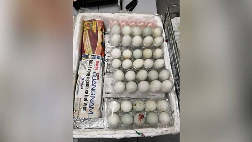 Wanita 63 tahun didenda S$7,000; seludup telur itik 'balut' masuk S'pura