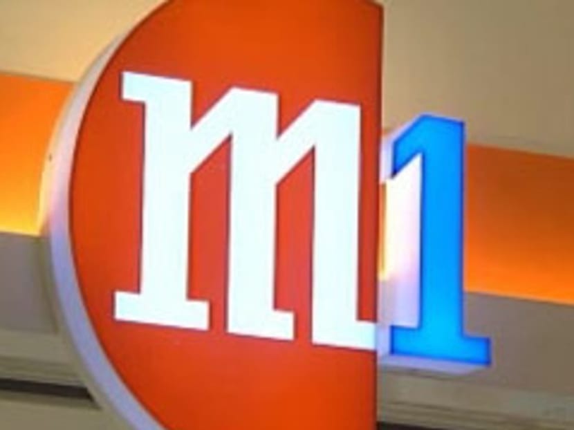 M1 logo. Photo: ChannelNewsAsia