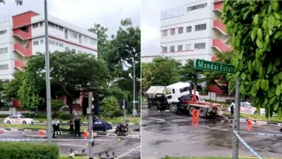 Truck driver arrested after motorcyclist killed in 7-vehicle accident in Sungei Kadut