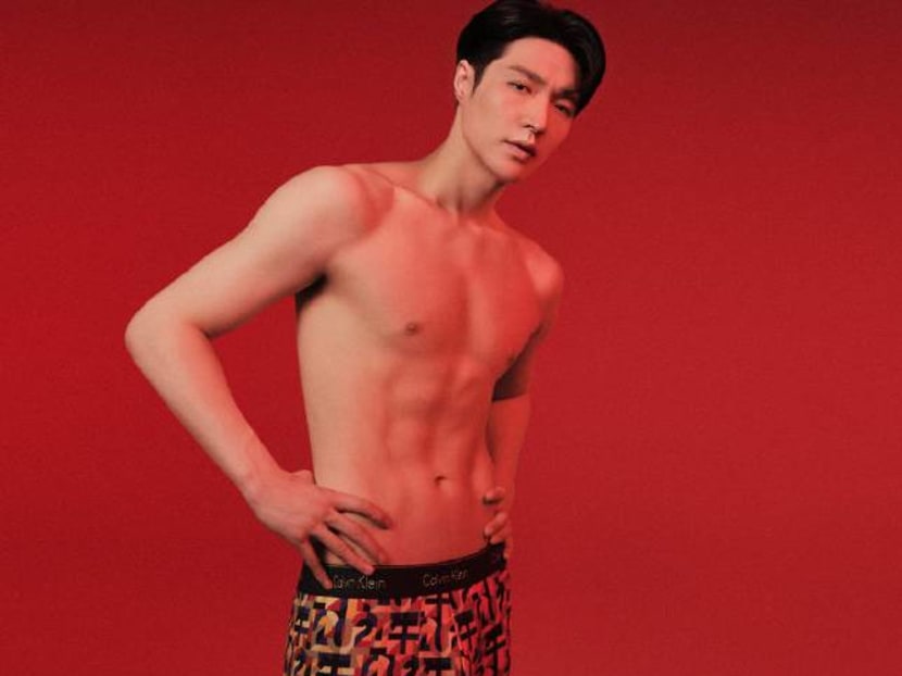 Netizens Want Lay Zhang To Reshoot His Underwear Ad 'Cos He Has Too Much  Leg Hair - TODAY