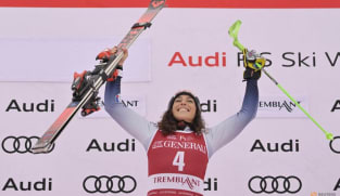 Alpine skiing-Italy's Brignone wins World Cup giant slalom at Mont Tremblant
